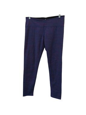 Tuff Athletics Womens Large Activewear Purple Stretch Leggings Compression #D-30